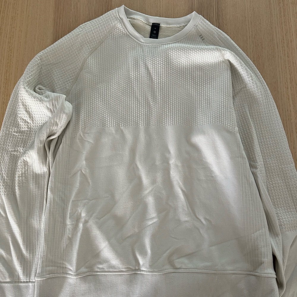 Men’s - Lululemon - Crewneck Sweater - White - Size Medium